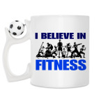 Кружка с футбольным мячиком