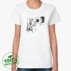 Женская футболка органик