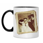 Кружка двухцветная