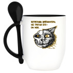 Кружка с ложкой