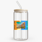 Банка с бамбуковой крышкой