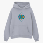 Толстовка худи оверсайз