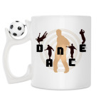 Кружка с футбольным мячиком