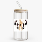 Банка с бамбуковой крышкой