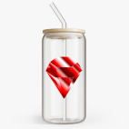 Банка с бамбуковой крышкой