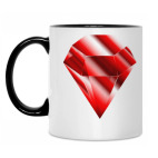 Кружка двухцветная