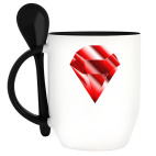 Кружка с ложкой