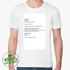 Мужская футболка органик