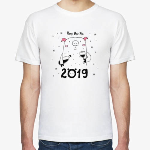 Футболка 2019 год свиньи -  Виносвин