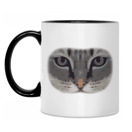 Кружка с принтом Котик