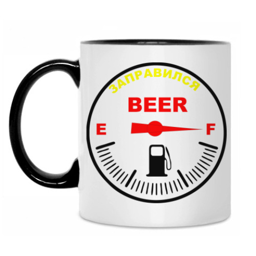 Кружка с принтом fuel beer