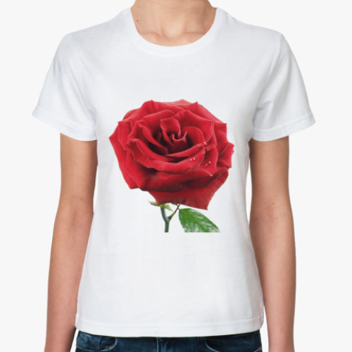 Классическая футболка Роза