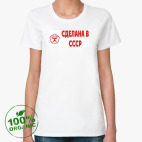 Женская футболка органик