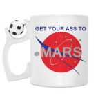 Кружка с футбольным мячиком