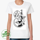 Женская футболка органик