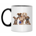 Кружка двухцветная