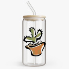 Банка с бамбуковой крышкой