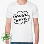 Мужская футболка органик