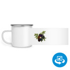 Кружка металлическая белая (круговая запечатка)