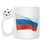 Кружка с футбольным мячиком