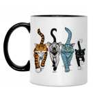 Кружка двухцветная