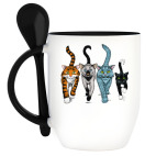 Кружка с ложкой