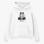 Толстовка худи оверсайз