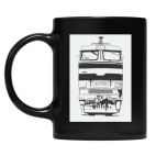 Кружка цветная UV-DTF