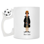 Кружка с футбольным мячиком