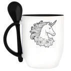 Кружка с ложкой