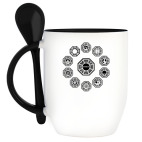 Кружка с ложкой