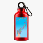 Металлическая бутылка 400 мл UV-DTF