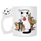 Кружка с футбольным мячиком