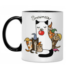 Кружка двухцветная