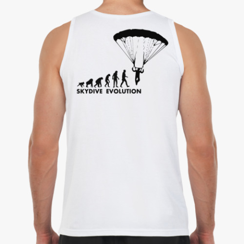 Майка с принтом Skydive Evolution