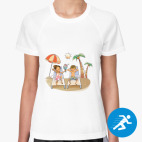 Женская спортивная футболка