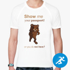 Мужская спортивная футболка