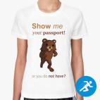 Женская спортивная футболка