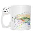 Кружка с футбольным мячиком