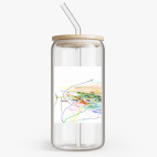 Банка с бамбуковой крышкой