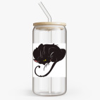 Банка с бамбуковой крышкой