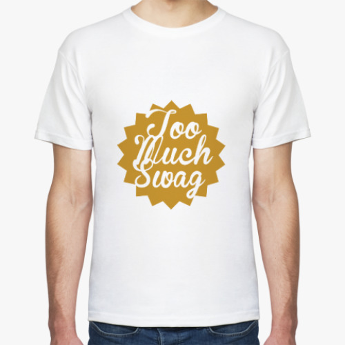 Футболка с принтом Too much swag