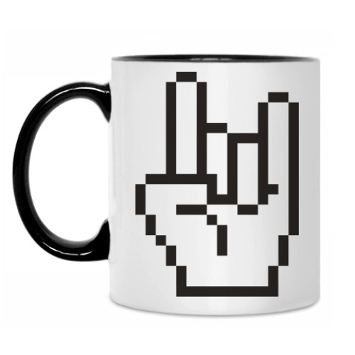 Кружка с принтом Курсор