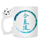 Кружка с футбольным мячиком