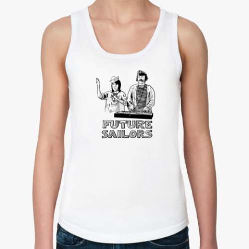 Женская майка с принтом FUTURE SAILORS