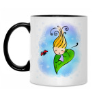 Кружка двухцветная