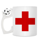 Кружка с футбольным мячиком