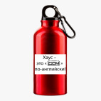 Металлическая бутылка 400 мл UV-DTF