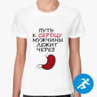 Женская спортивная футболка