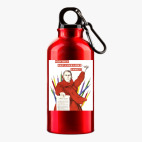 Металлическая бутылка 400 мл UV-DTF